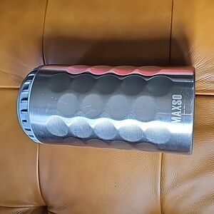 Maxso wine chiller hammered dot metal